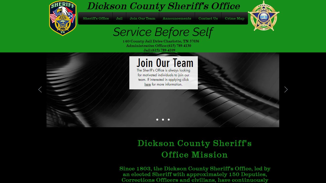 Home | Dickson County Sheriff's Office